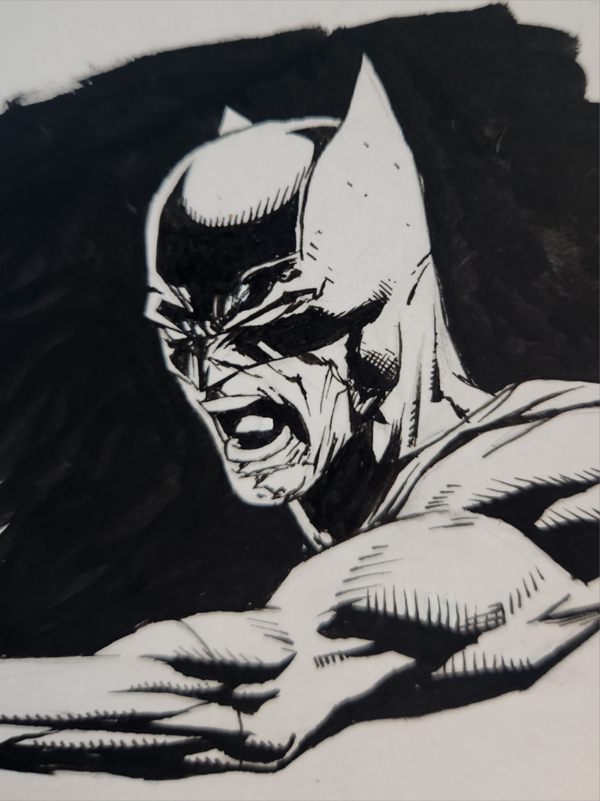 chicken  inspired by @omnii.m  #art #comicart #dc #superman #batman 