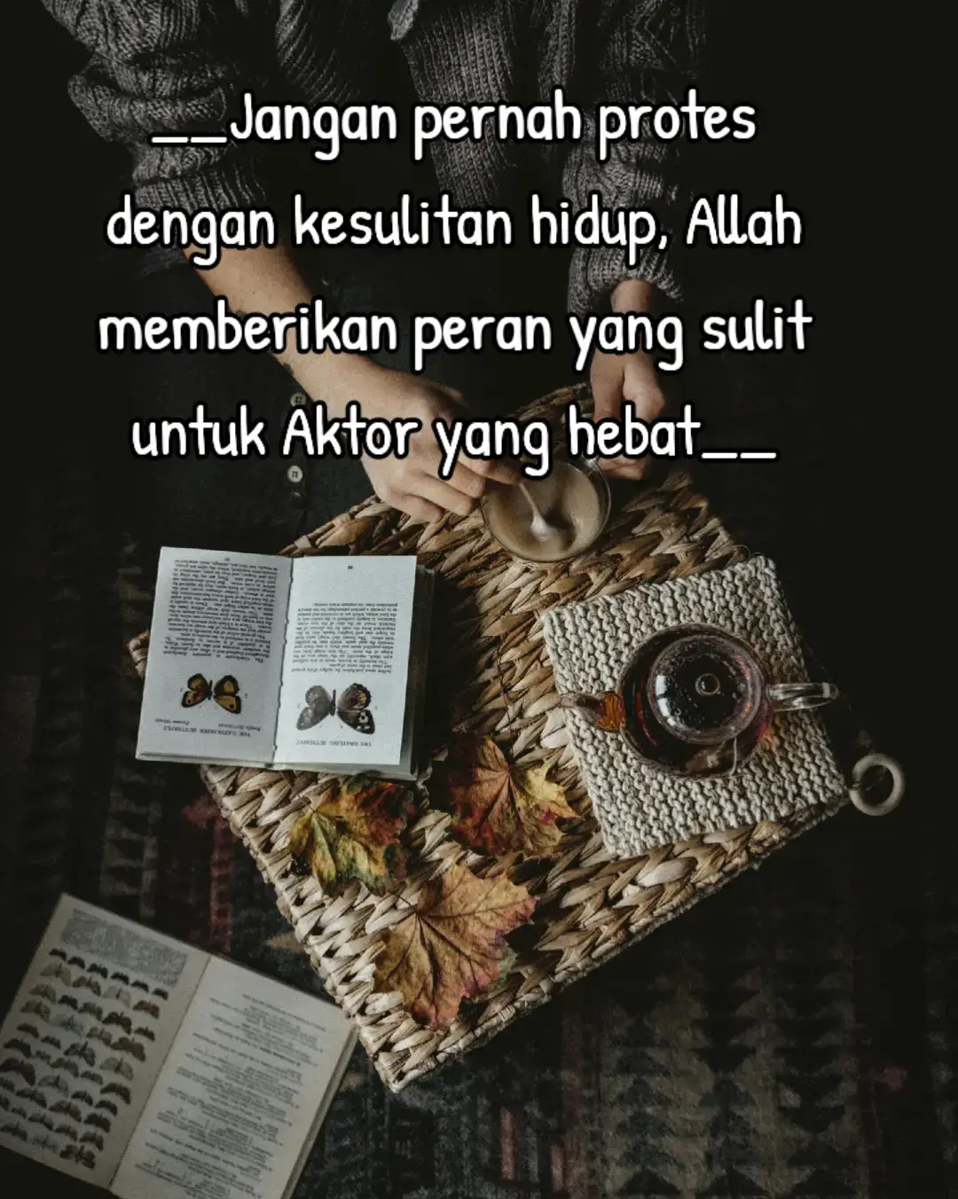 Jangan pernah protes dengan kesulitan #hidup hidup, Allah memberikan perab yang sulit untuk #aktor Aktor yang hebat