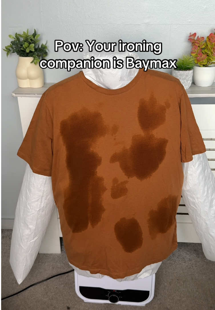 Baymax actually helps me iron 😭