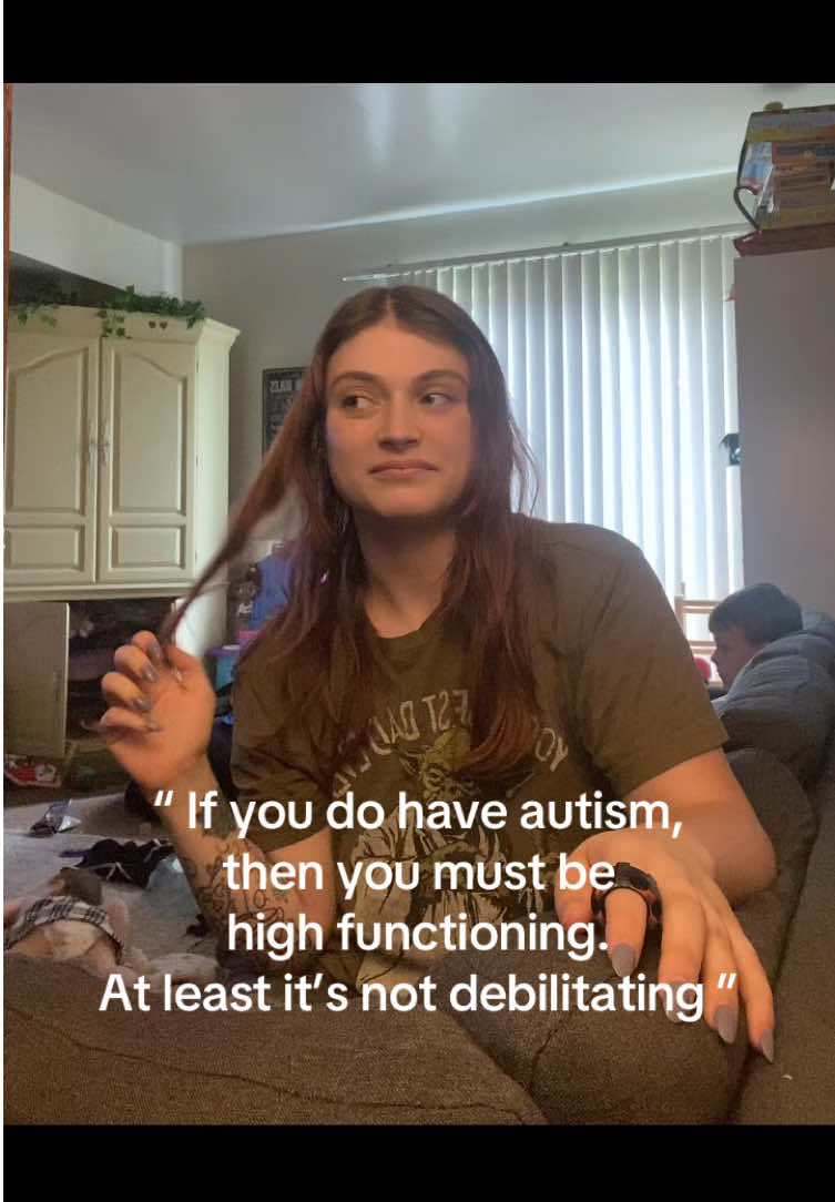 Autism is a disability. It doesn’t matter what level of autism that you have. Doesn’t matter where you’re at on the spectrum whether you’re high or low on it autism is a disability often times and women it goes undiagnosed or doesn’t get diagnosed until later in life because we’re higher masking. Higher masking doesn’t mean a person doesn’t actually have autism. Everything happens in the brain. Every day is a battle with myself. #nuerodivergent 