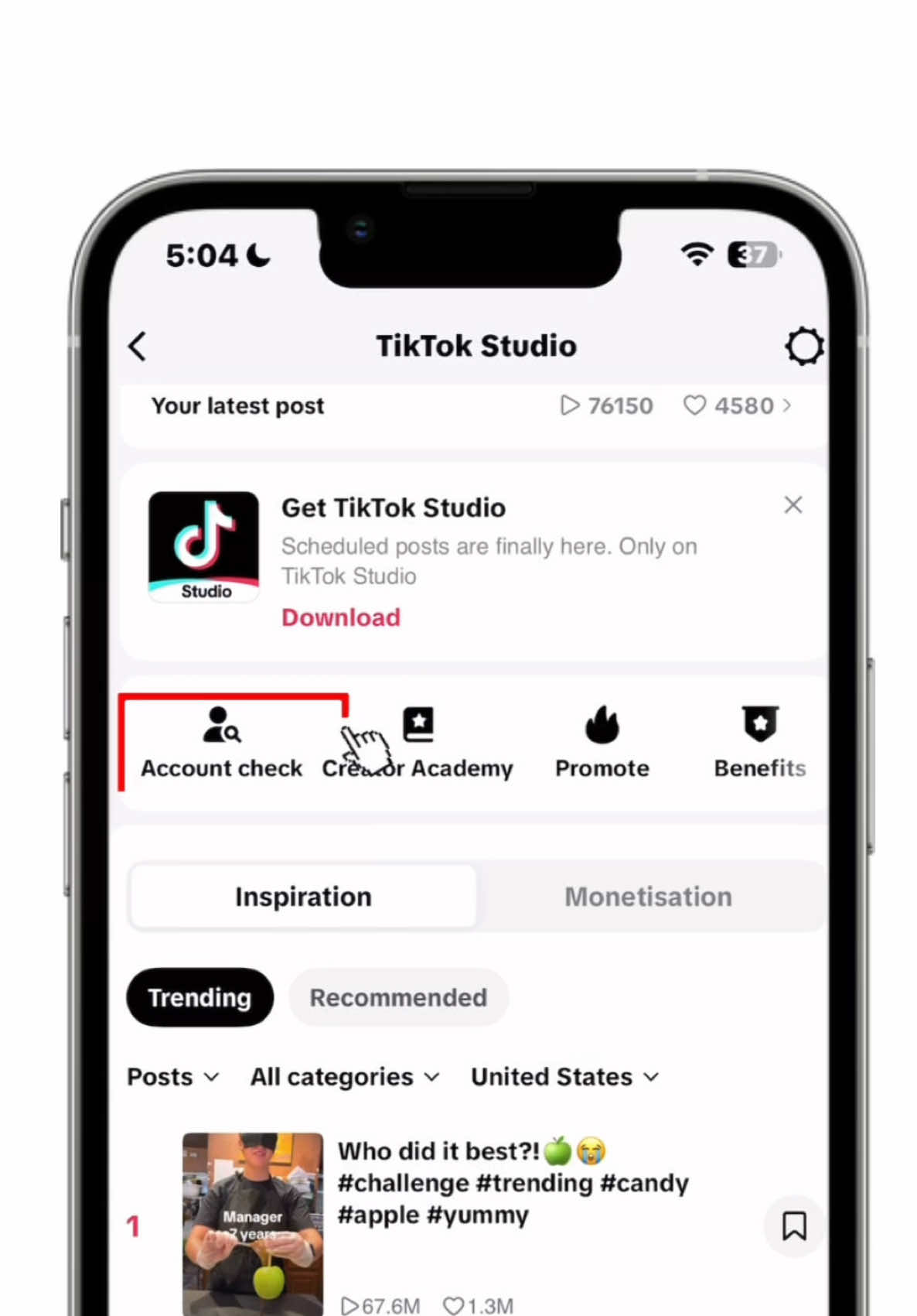 How to check TikTok account status 😍  @خانہ بـͫـͣـͥــدوش #duet #viral #khanabadosh #khaleeq_world #trendingvideo 