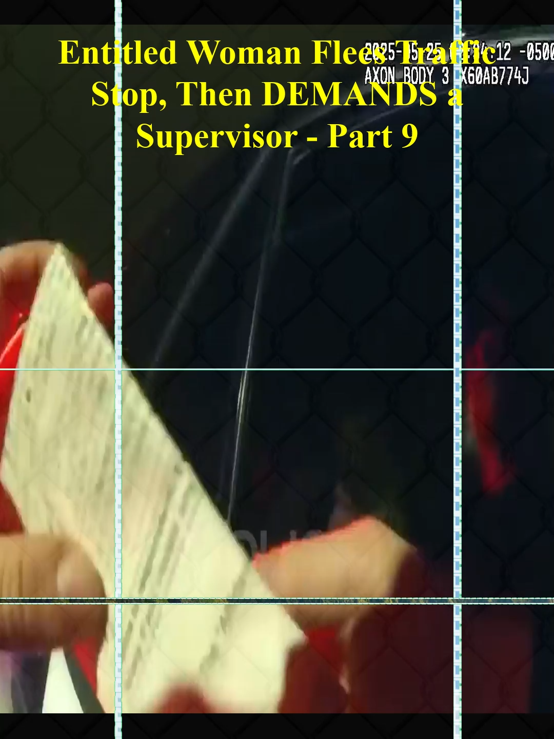 _Entitled Woman Flees Traffic Stop, Then DEMANDS a Supervisor - Part 09 #foryou