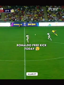 Ronaldo, free kick today 😮‍💨🐐 #ronaldo #alnassr #today #cristianoronaldo7 #fyp 