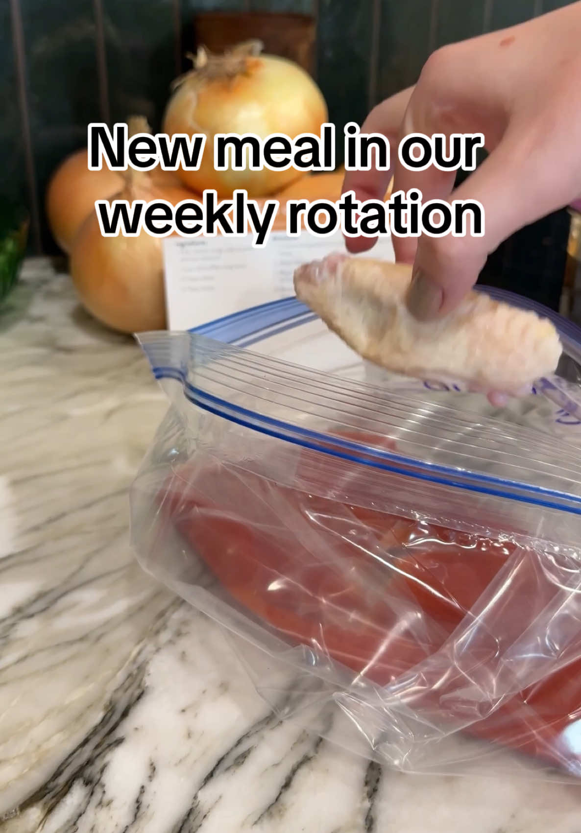 First recipe from the Passionate Penny Pincher freezer box, definitely adding to our weekly rotation. Wings + homemade fries = cheaper than takeout and SO good  #BudgetMeals #FreezerMeals #FamilyDinner #EasyDinner  #homecooking 