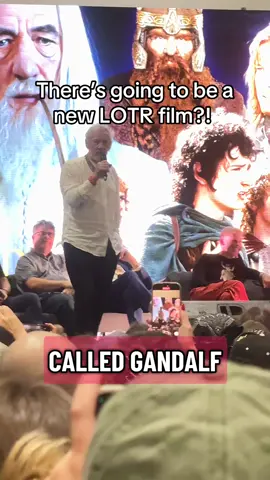 HUGE NEWS - there’s going to be a new LOTR film?! #LOTR #gandalf #ianmckellen #fyp #cinema 