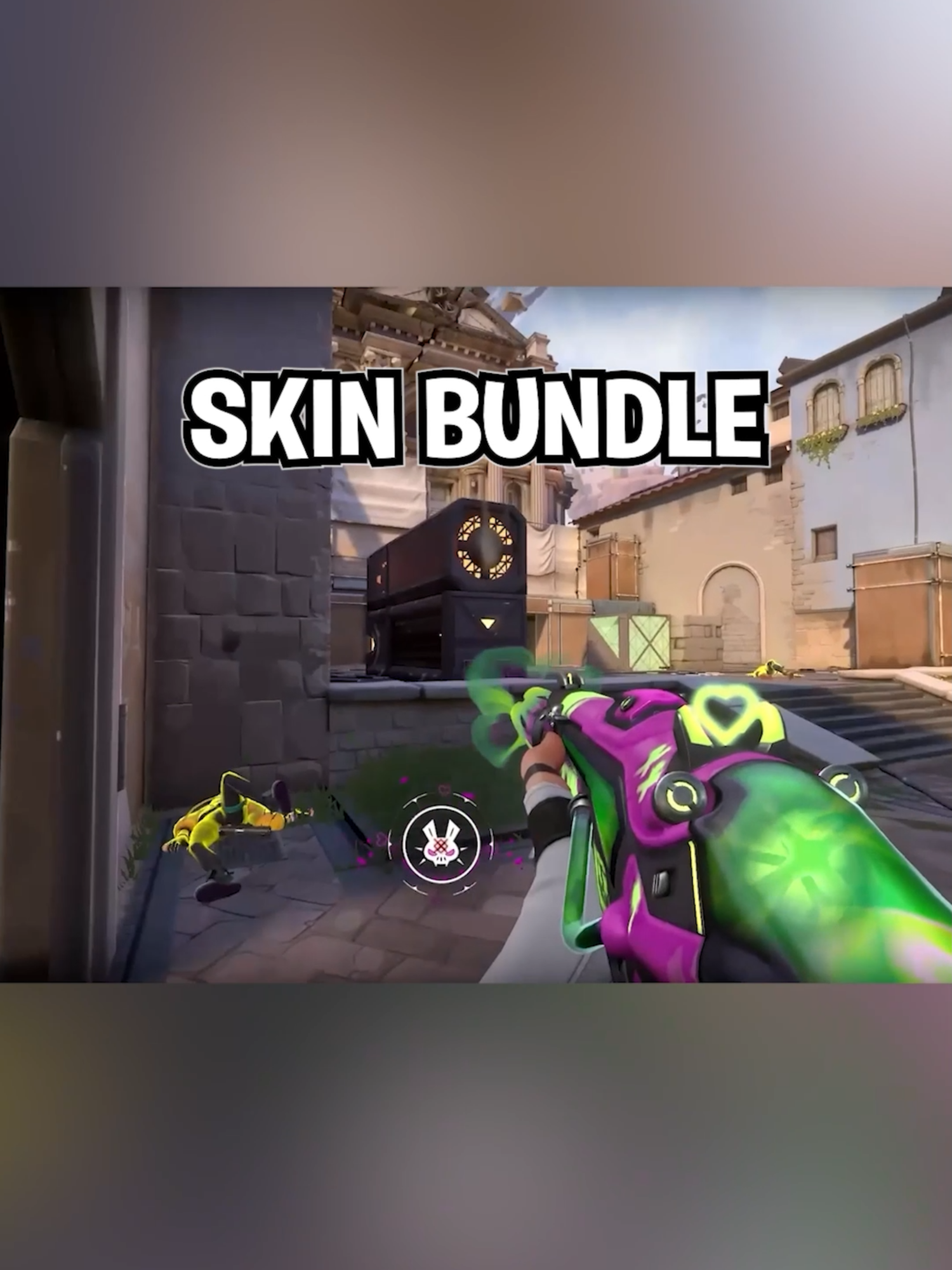 VALORANT just revealed the 'Bubblegum Deathwish' skin bundle! It should release on Friday however we don't know what the cost / tier is just yet. #Valorant