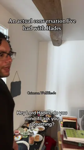 Was NOT how I expected that conversation to go!  #hades #paganism #witch #fyp #pagan 