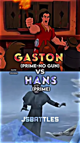 Gaston vs Hans #gaston #hans #beautyandthebeast #frozen #jsbattles 