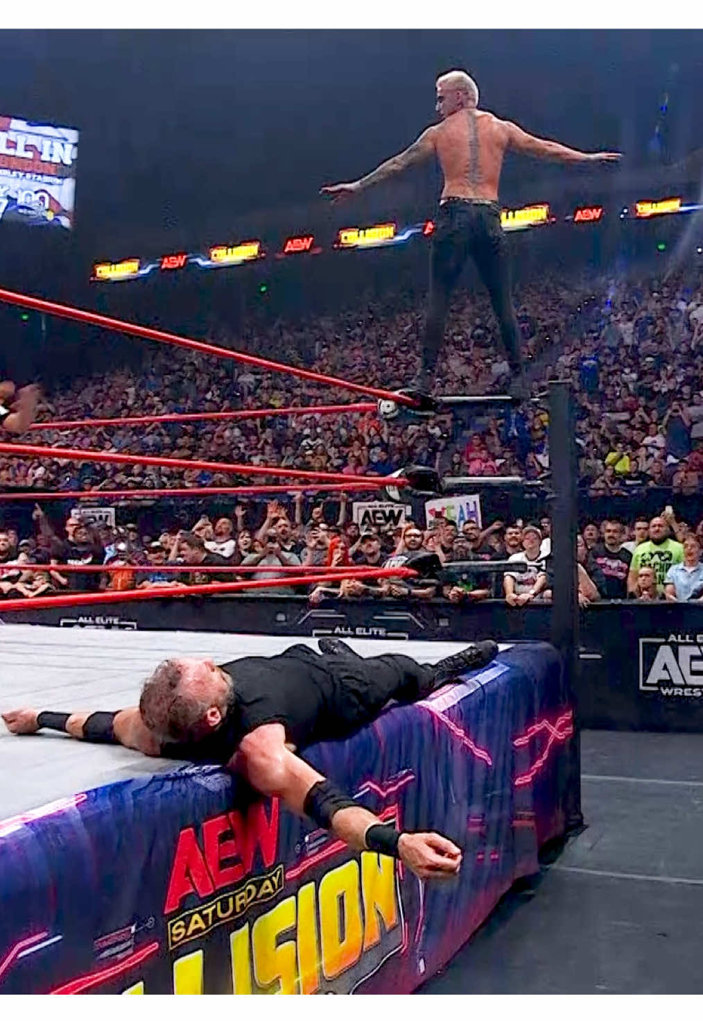 #OnThisDay in 2023, Darby Allin battled Christian Cage in a chaotic main event on #AEWCollision! 🔥