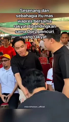 mas wapres lebih senang bersama rakyat di banding dengan DPR 