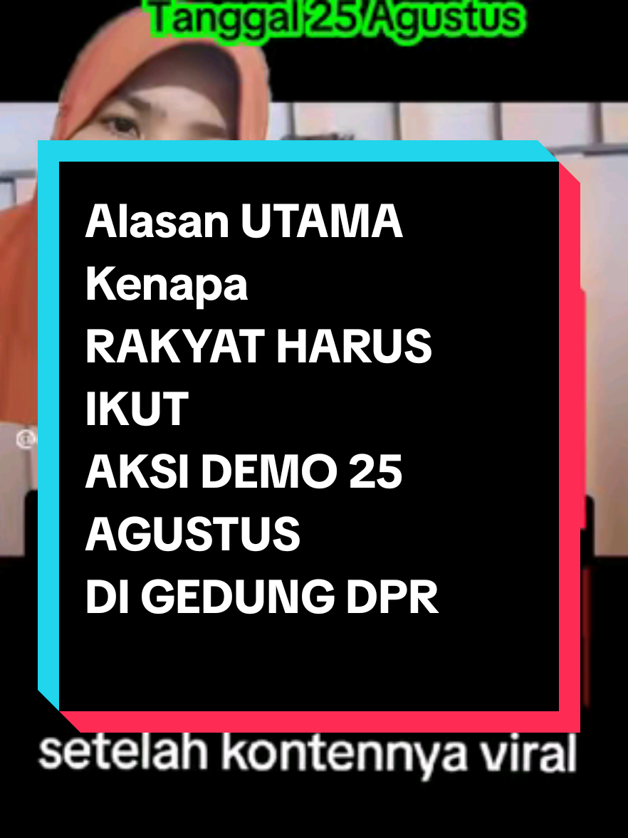 #demo25agustus #bubarkandpr #bubarkanmpr #turunkansrimulyani #apbn 