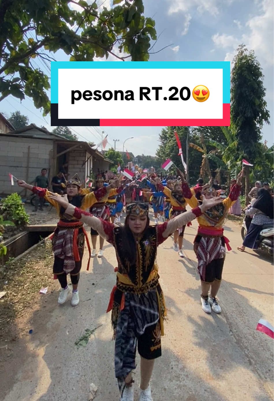 berkibarlah bendera negeriku 😍 #karnaval #agustusan #dancekarnaval #tugurejo #fyp