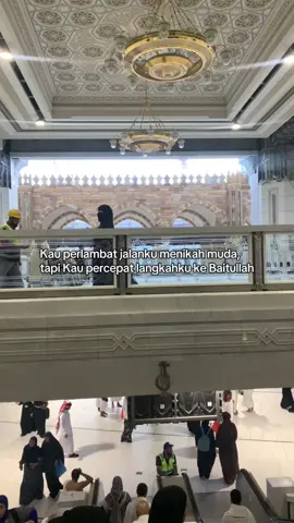 Kau perlambat jalanku menikah muda, tapi Kau percepat langkahku ke Baitullah🥹 #umrah 