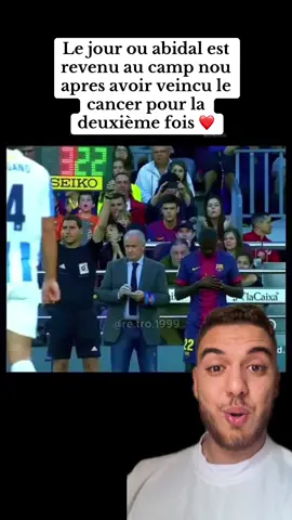 Le jour ou abidal est revenu au camp nou apres avoir veincu le cancer pour la deuxième fois ❤️#abidal #barcelona #campnou #ericabidal #footballtiktok 