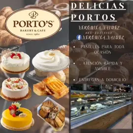 Estoy a sus ordenes con ahora postres de PORTO'S. Entrega a domicilio en : Ventura, Oxnard, Port Hueneme, el río, Camarillo, Thousand Oaks, fillmore y Santa paula. Su Humilde Servidora Veronica Valdez 