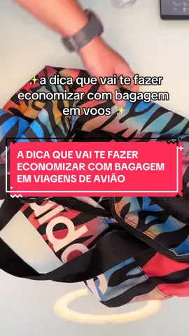 Versão pocket da dica que dei mais cedo pra economizar com bagagem despachada em voos! #lowcost #eurotrip #diacadeviagem #dicasdeviagem #viagem 