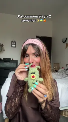 J’ai pas pus la semaine dernière pas de réseau en vacance 🐠🥲 #crochet #progret #crochetersoftiktok 