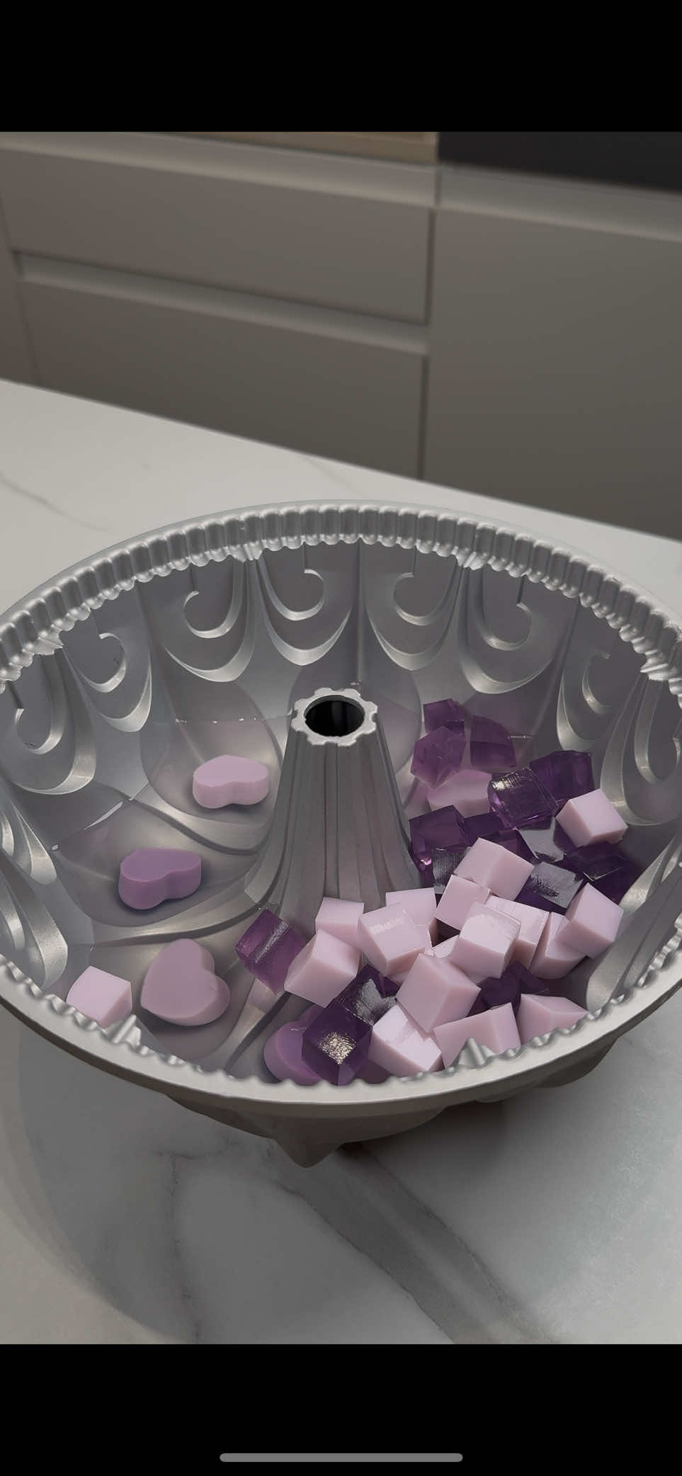 let’s make purple jelly cake 💜💜💜