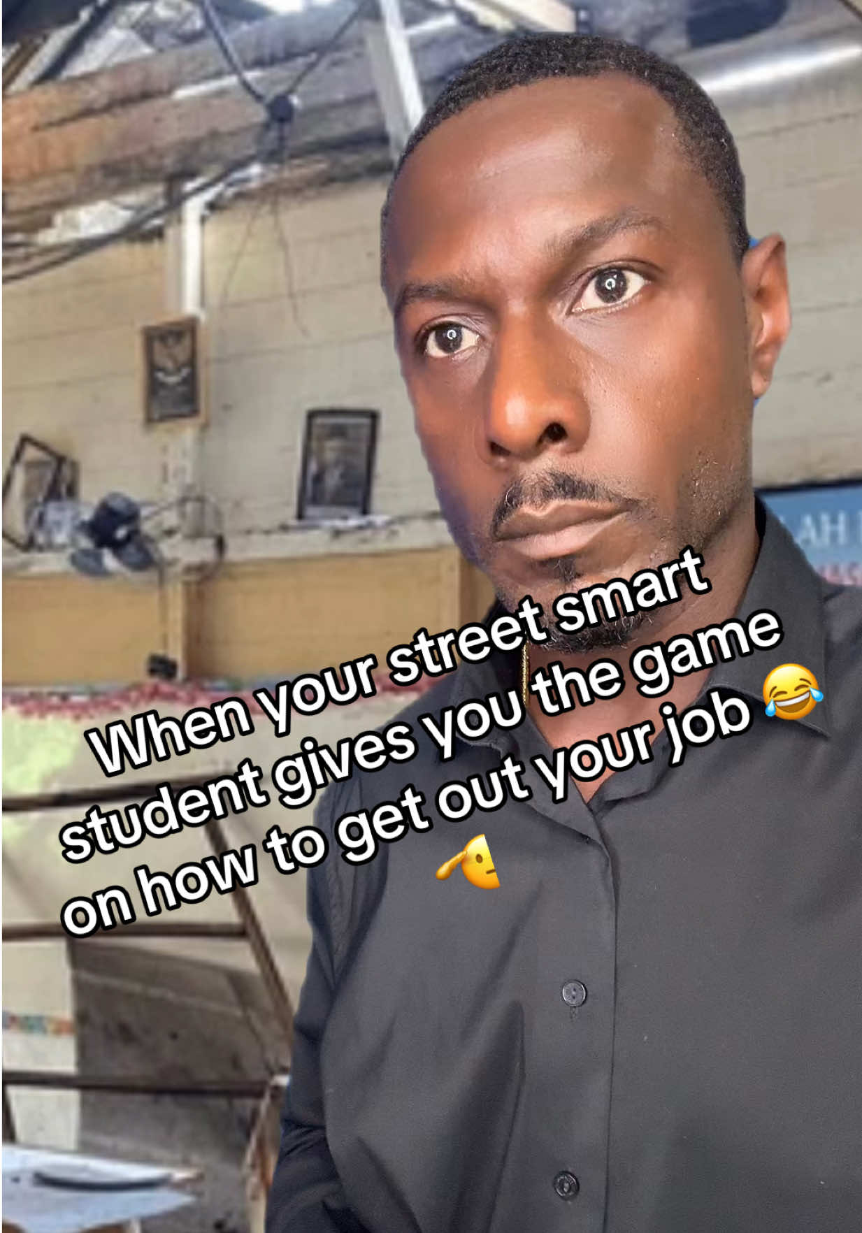 Sometimes the students really the teachers 😭💯 #StreetSmart 
