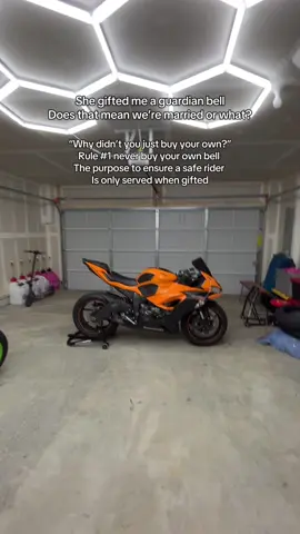 These guardian bells are truly one of the best gifts a rider can receive.  #guardianbell #motorcycles #motorcyclesoftiktok #biketok #bikelife 
