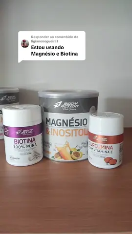 Respondendo a @ligianenogueira1  #saude #saudedamulher #curcuma #magnesio #biotina 