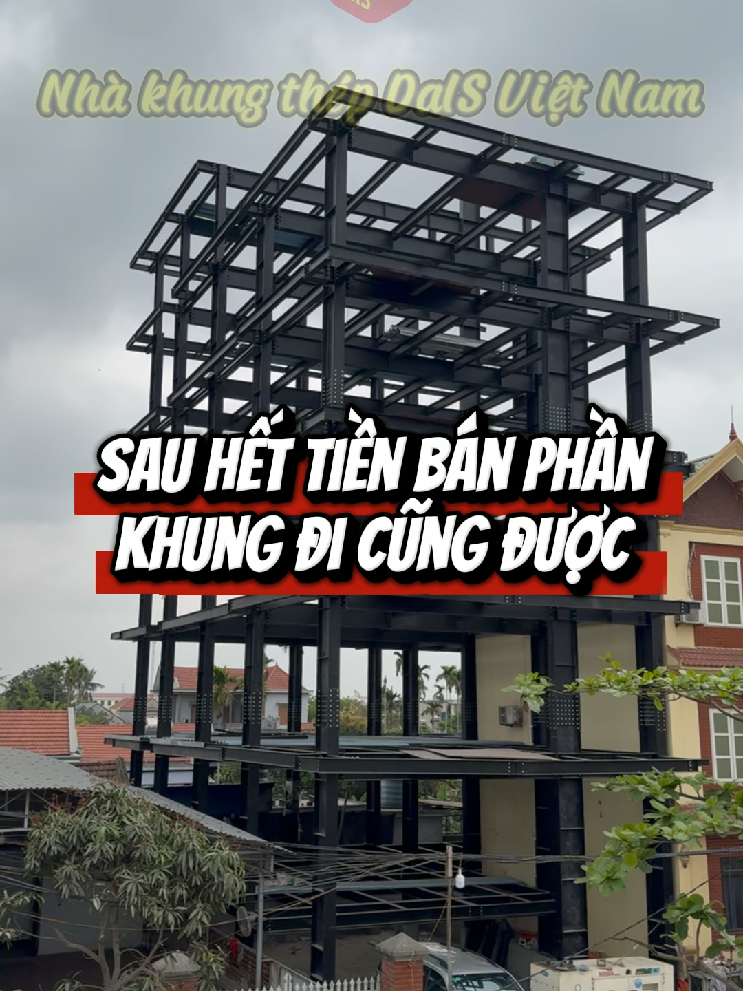 Thì ra đây là lý do anh dùng nhà khung thép #nhakhungthep #nhatienche #fyp #LearnOnTikTok