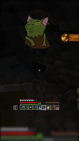 local goblin attempts to build a moat to protect his xp farm while under the influence #Minecraft #gobjobvt #funny