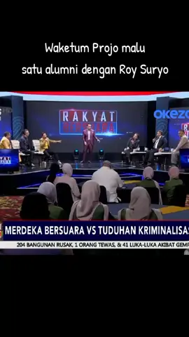 Waketum Projo malu satu Alumni dengan Roy Suryo : Anda merusak UGM # Ijasah Jokowi # Projo # Roy Suryo