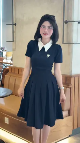 Em đầm thiết kế nhẹ nhàng sang trọng ạ #quynhxinhne #thoitrangnu #vaycongso #vaydangdai 