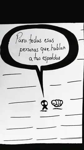 Las personas que hablan a tus espaldas #comic #dibujo #comedia #historieta 
