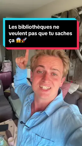 Les bibliothèques ne veulent pas que tu saches ça 😱🚀 #astuce #astuces #maximeastuces 