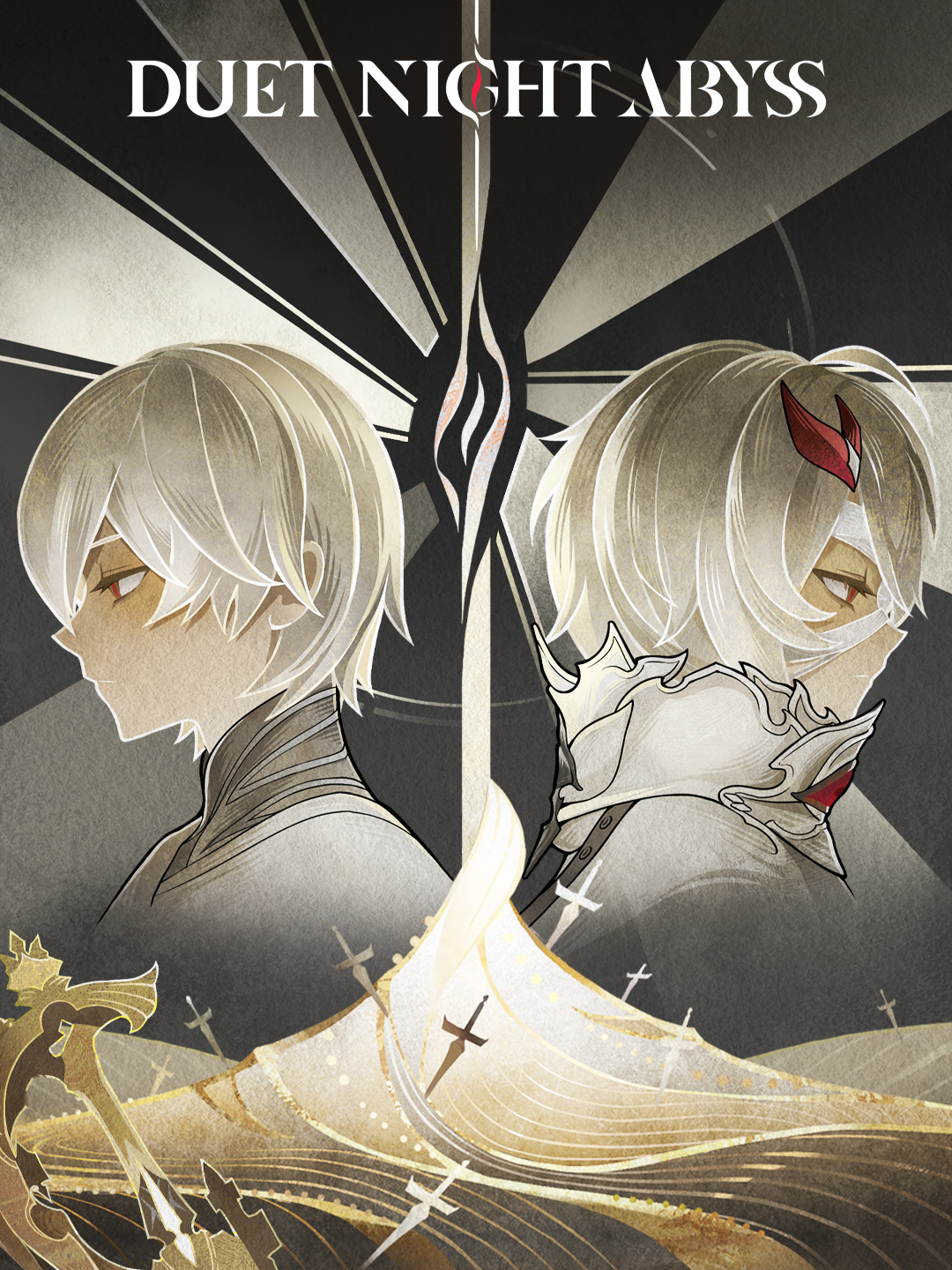 Duet Night Abyss | Hymn of Fates Trailer | Chasing the Dawn Like yarns drawn out from a spindle, fate spreads far and wide. O you who are entangled by the twin threads of past shadows and future plight, For that faint glimmer of light — You shall not succumb, and continue to fight! #DuetNightAbyss