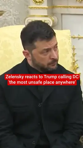 Ukraine President Volodymyr Zelensky looked surprised when Donald Trump declared Washington DC had been the 