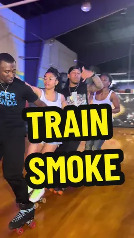 Trains&Trio 🛼🔥🔥 #bornfly24 #justrollthetape #rollerskating #millenniumskateworld 