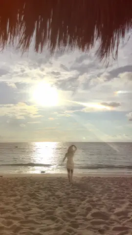 Jajaja me encantó #fyp #beach #sunsetvibes 