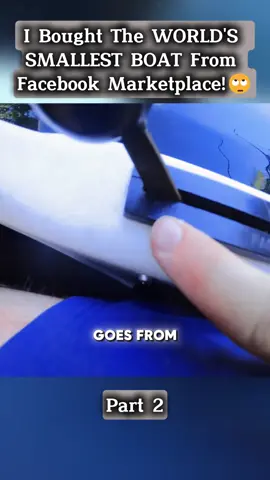 Worlds Smallest Boat! Part 2 #monster #fishing #boat #small #shopping 