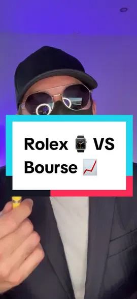 Une Rolex peut-elle battre la Bourse ? ⌚📈 Je t’explique avec un exemple concret… Tu choisirais quoi toi : montres ou actions ? #bourse #rolex #investissement #libertéfinancière #montre 