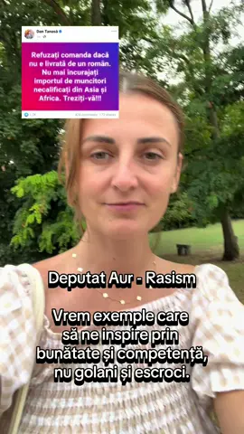 Deputatul Aur și rasismul #stopura #stoprasism #romania #cumpatata #demna #cetatean #informat #educat #liber #deputat #competent #nuagresivitate 