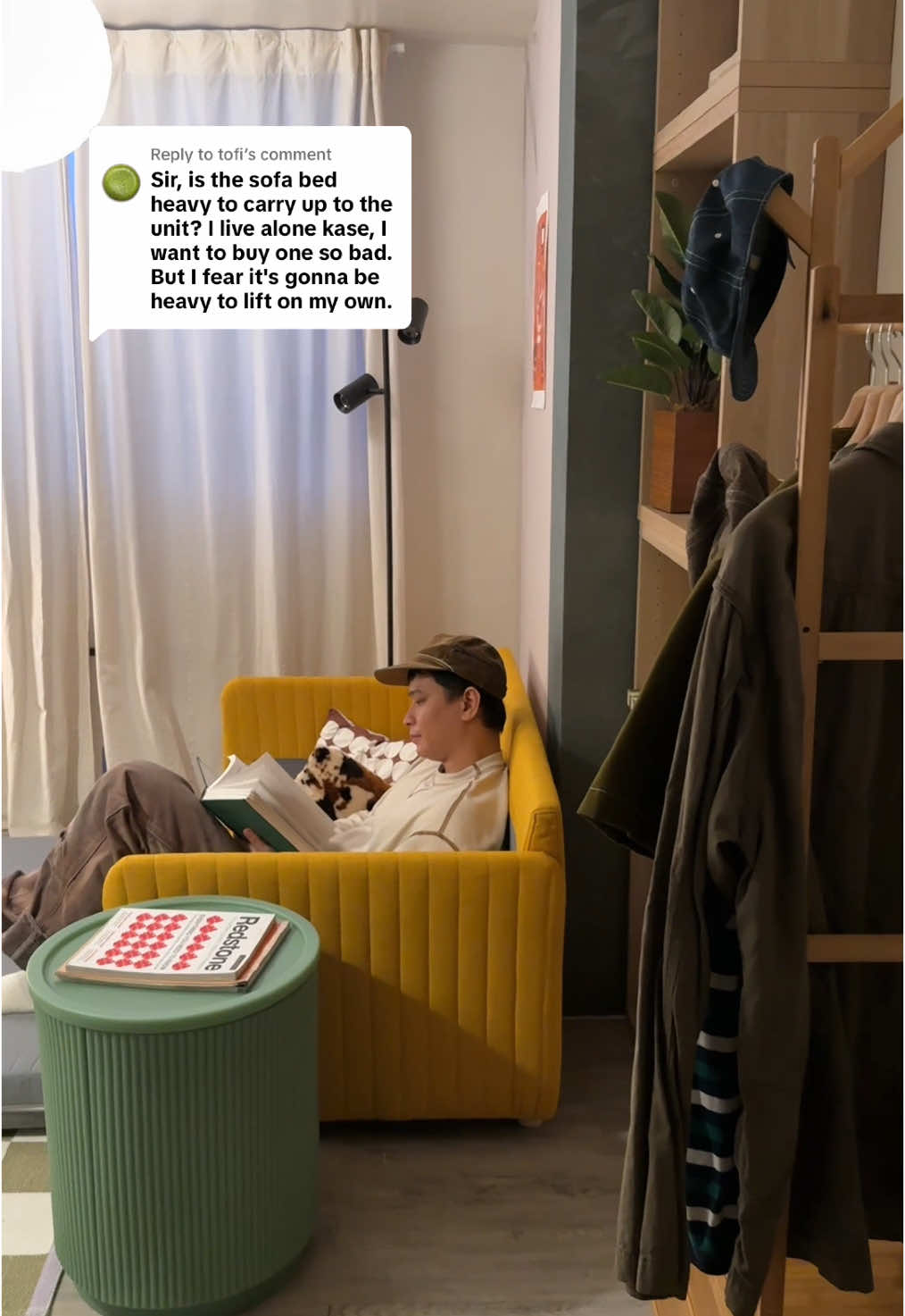 Replying to @tofi  the ikea fridhult sofa bed was easy to carry/ assemble for me, but if you live in a condo it might be good to invest in a trolley to help carry things! #ikea #ikeaphilippines #sofabed #interior #interiordecor #furniture #interiorstyling #Home #homeimprovement 