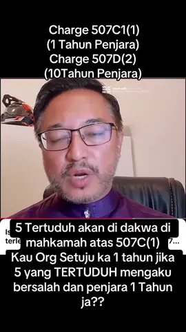 Bodoh apa charge 507C (1). Nak kebenaran?? #pmx #justiceforzaraqairina