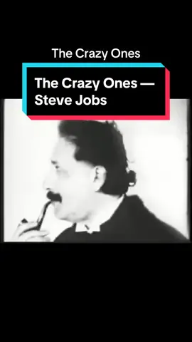Apple’s think different campaign narrated by Steve Jobs.  #stevejobs #entrepreneur #business #techtok #motivation 