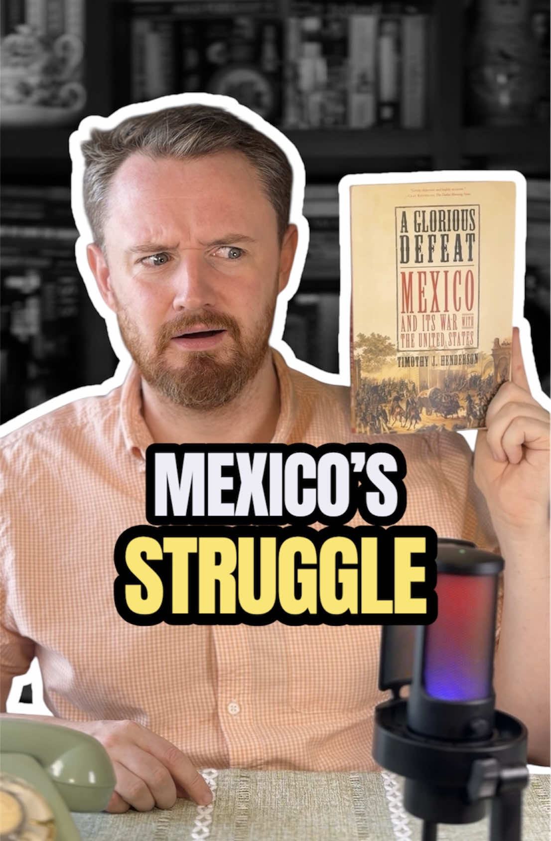 🇲🇽🇺🇸 The Chaos That Led to the Mexico–U.S. War Mexico’s independence in 1821 didn’t bring stability, it unleashed chaos. Centuries of colonial misrule, racial hierarchy, and power struggles left the new nation divided. Who was really in charge? Nobody could agree. This instability, combined with the rising power of the United States, created the conditions that exploded into the Mexico–U.S. War (1846–1848). For a brilliant introduction, read Timothy J. Henderson’s A Glorious Defeat, a sharp look at the events and personalities that led to war. 📚 Comment “Book” below for the book link, or check the curated reading list in my bio Follow Ancient To Recent for more history book reviews & recommendations. #MexicoUSWar #MexicanHistory #USHistory #HistoryReels #historybooks 