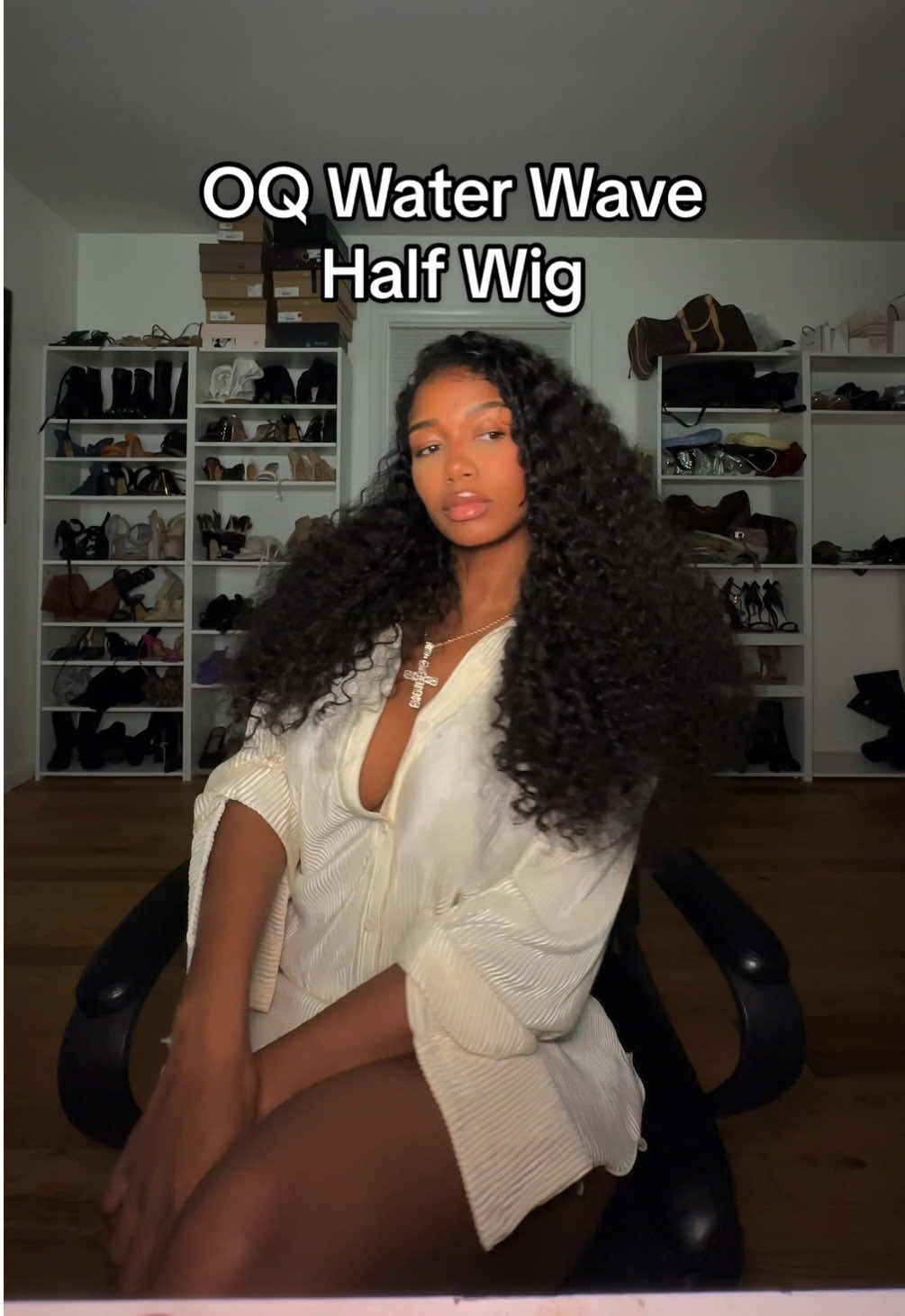 I think I know why everyone LOVES this wig 😍😍😮‍💨 #oqhair #waterwavehalfwig #halfwig #waterwavehalfwig #curlyhair @oqhairshop @OQHAIR 