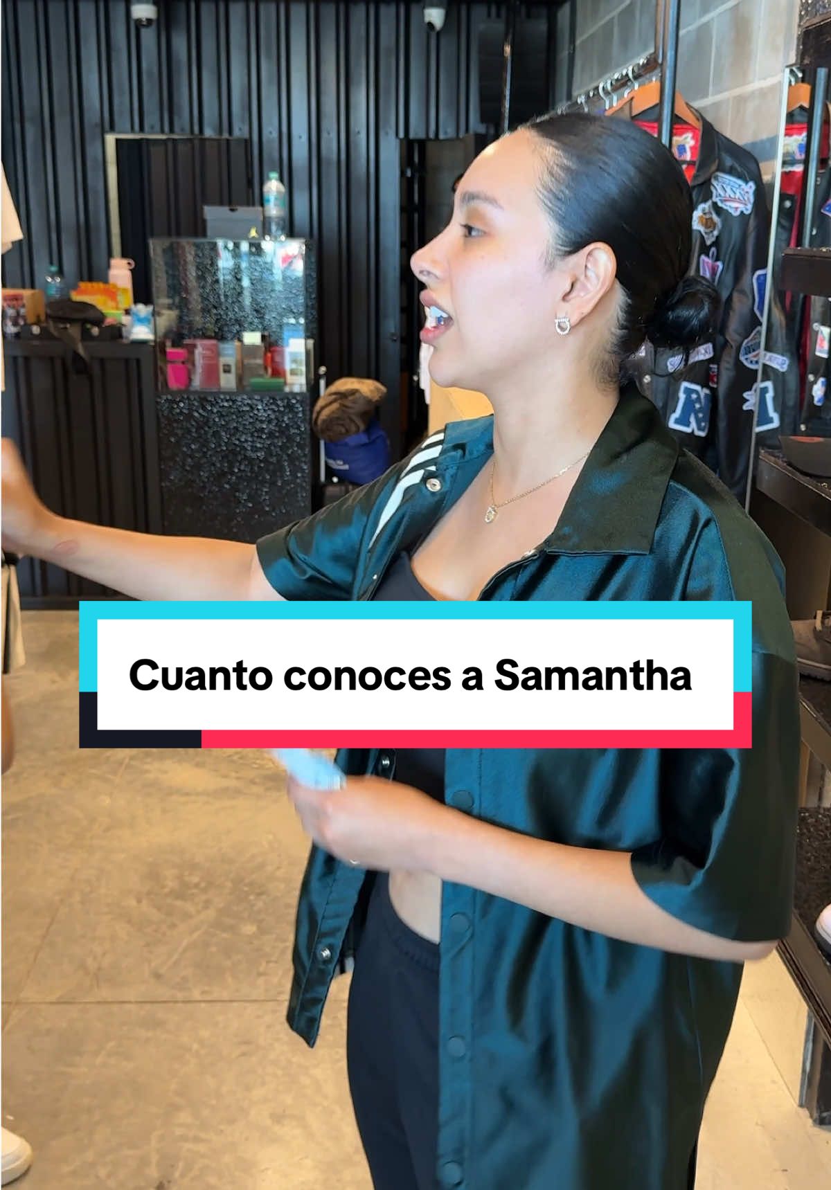 Cuánto conoces a Samantha Dropshop 🫣🤝 #dropshop #sneakers #paratii #foryour #fyp 
