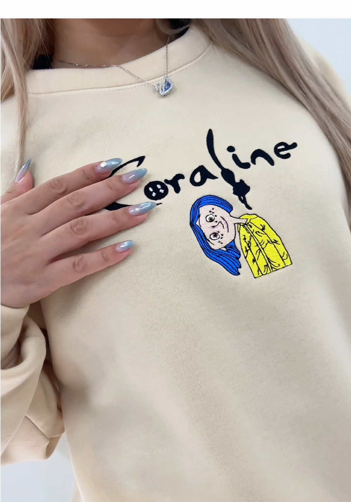 Coraline should have been with Wybie.....🤔 #coraline #coralinemovie #coralinecosplay #wybie #wybiecoraline #wybieandcoralinedit #couplegifts #couplegiftideas #embroidery #embroideredsweatshirt #embroiderymachine #embroidered #matchingoutfits #valentinedayspecial #christmasgift#coraline #coralineshirt #embroideredsweater #coralinemovie #coralineedits #gifforher #gifforhim