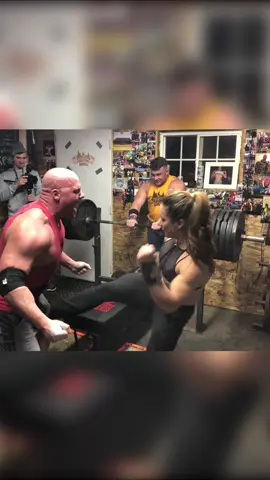 500lbs and a kick in the NUTS from Stefi Cohen. 