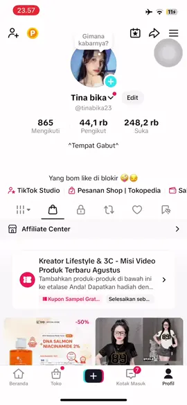 Yuk semangat Afiliate pemula#fypシ゚viral #afiliatemarketing 