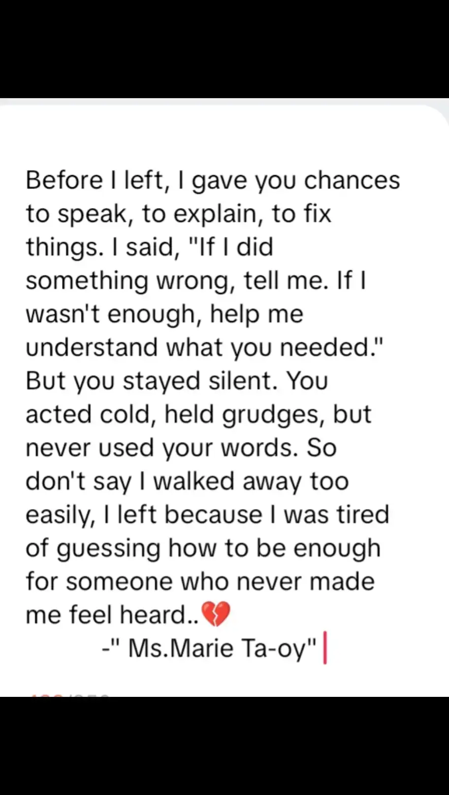 Sad but true💔😢