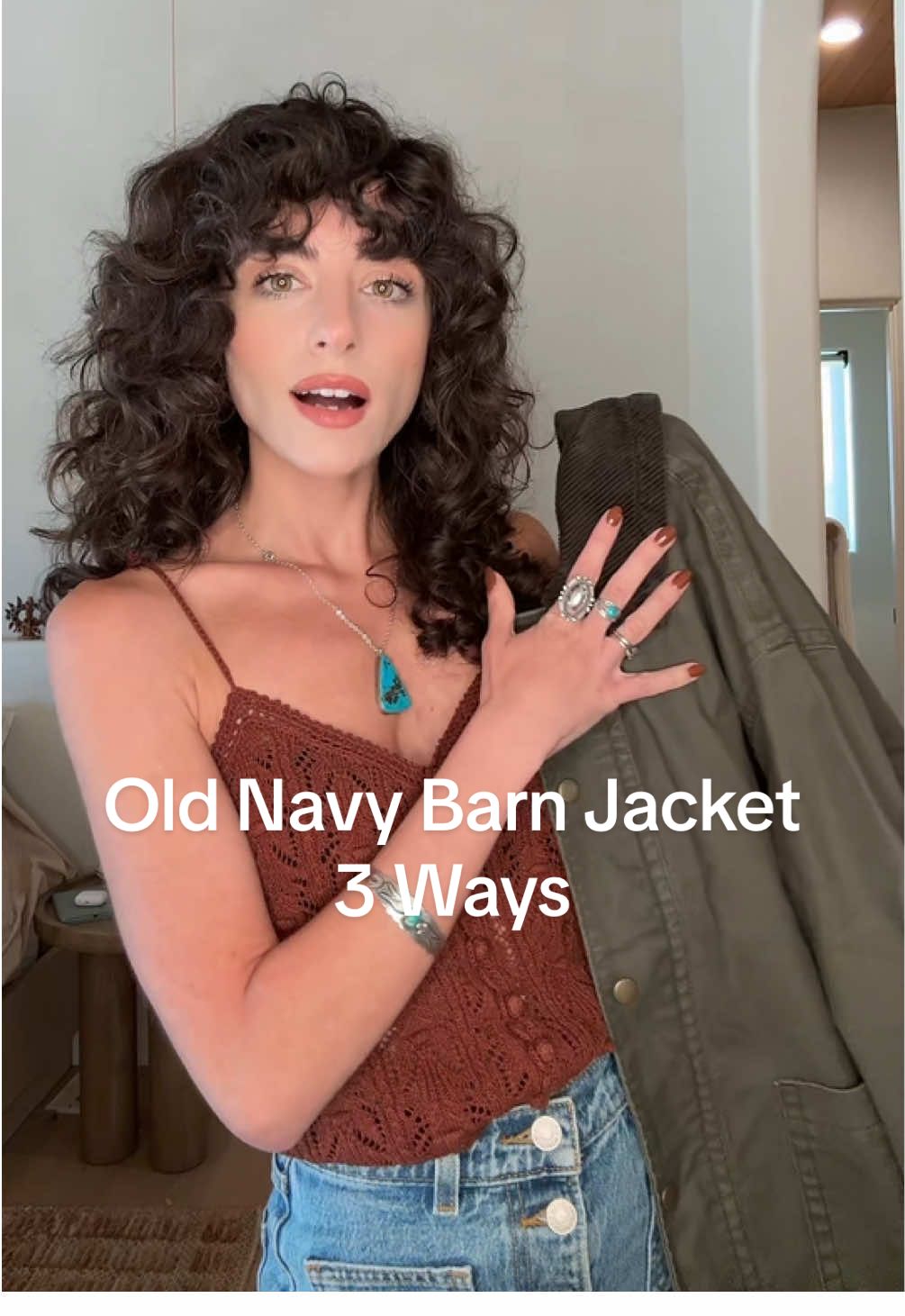 I think I actually liked the outfits better as the video went on 🤪😂 which is your fav? #barncoat #barnjacket #fallstyle #oldnavystyle @Old Navy Official 