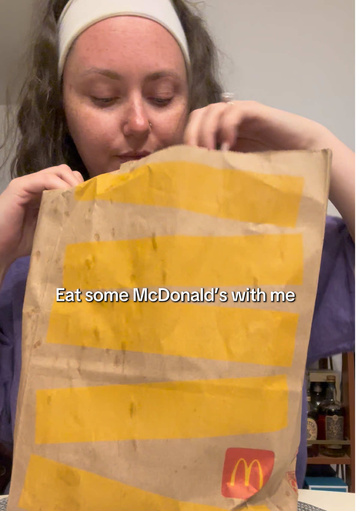 @McDonald’s you forgot my chocolate chip cookies :( I forgive you #mcdonaldsmukbang #mukbang #eatwithme #snackwrap 